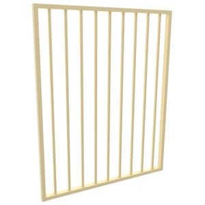 ProtectorAl 975 W x 1200mm H Primrose Aluminium Square Picket Flat Top Pool Gate