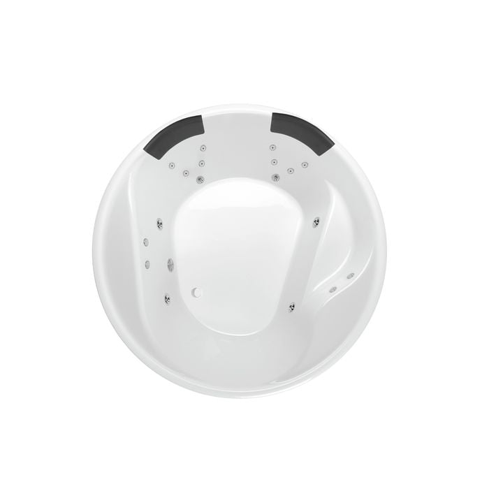 Orion 1570 x 575 x 605mm Dolce Vita Freestanding Spa Bath