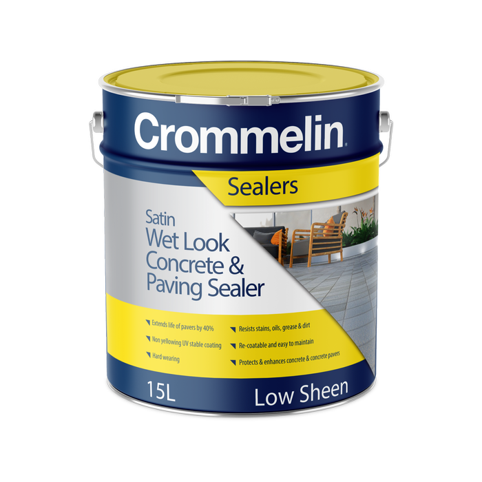 Crommelin 15L Wet Look Paving Sealer