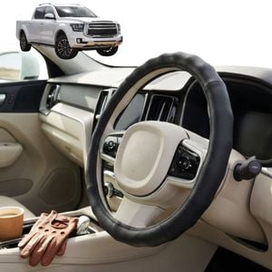 Australian Goose Steering Wheel Cover for GWM Haval Cannon Alpha 2024 - Current Circle Black