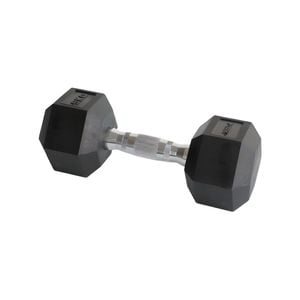 York Hex Dumbbell 9KG Black Single