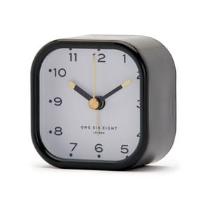 One Six Eight London Lisa Grey / White Alarm Clock