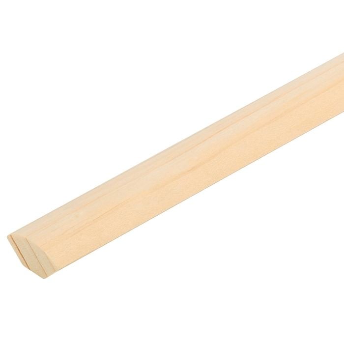18 x 18mm 2.4m Pinetrim Untreated Clear Pine Quad