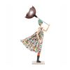 Skitso Stelar Girl Doll Figure With Brown Umbrella Vintage Decorative Lamp