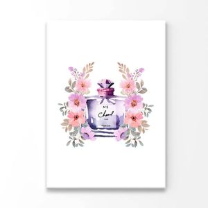 Purple Pink Perfume Print 100% Australian Made 100 x 150cm (Acrylic)