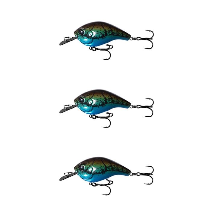 3x 13 Fishing 60mm Jabber Jaw Crankbait Fishing Lures - Old Gregg