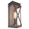 Cougar Lighting Sicily Wall Light Black/timber