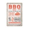 Nostalgic-art Medium Metal Plaque/sign Bbq Rules 20x30cm
