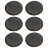6x Oval Serving Trays - 79 x 66cm - Reusable Non Slip Stackable Rubberized Food Drinks Platter Tray