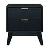 Matilda Bedside Table Black