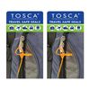 40pc Tosca Travel Tamper Proof Safety Luggage Bag Zip Security Seals - Orange