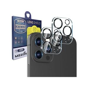 2 Pack MEZON Apple iPhone 12 Pro (6.1") Full Cover Camera Lens Tempered Glass
