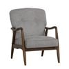 Modern Furniture FIGARO 69x87cm Lounge Chair - Walnut & Grey