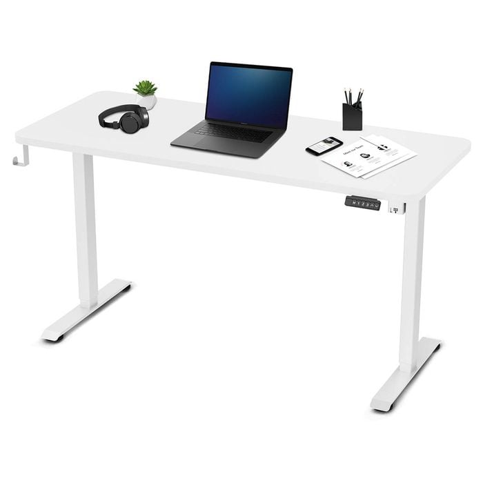 Lifespan Fitness Ergodesk Electric Standing Desk 140cm (white/white)