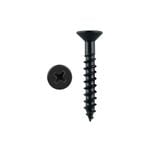 Pinnacle 4.0 x 25mm Black Countersunk Timber Screw - 20 Pack