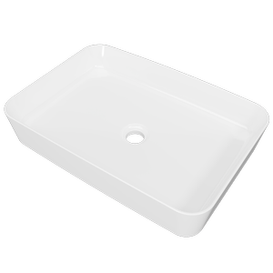 New England Joinery 600mm White Gloss Quill Basin
