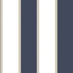Formal Dark Blue Stripe Wallpaper G67550,10m x 53cm