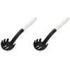 2PK KitchenAid Classic Nylon Pasta Server/Spoon Cooking Utensil Porcelain White