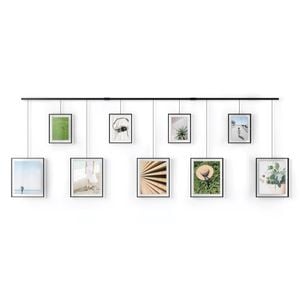 Umbra Exhibit Frame 9pcs Set Black 223x4x77cm