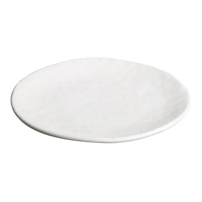 Olympia Coupe Plates Denim White 230mm 6 Pack Ceramic Dinnerware