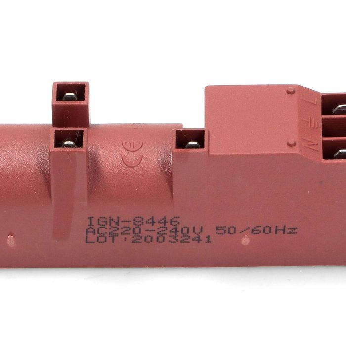 Universal 4 Burner Gas Ignition Block - 4 Point Spark Generator Ze8040. Suits Whirlpool