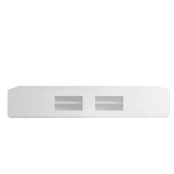 2.4m White Grandora TV Cabinet
