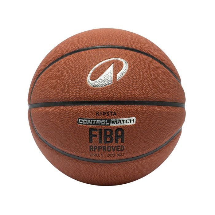 Decathlon - Size 6 Basketball Fiba Control Match Bt500 - Brown - One Size