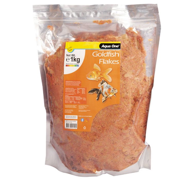 Aqua One Bulk Economy Goldfish Flakes 1kg (10617)
