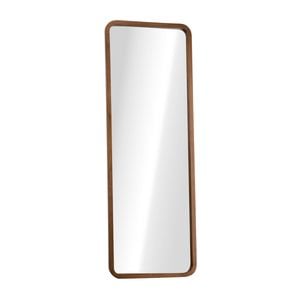 Oikiture Full Length Mirror 166x60cm Rectangle Dressing Floor Mirrors Walnut