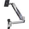Ergotron Wall Mount For Flat Panel Display - Polished Aluminum - Height Adjustable - 106.7 Cm (42") Screen Support
