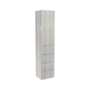 Lugna 2048 x 450 x 380mm Mist 3 Shelf 4 Drawers Right Hinged Door Storage Cabinet