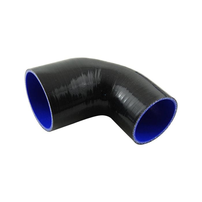 Takashi Black Silicone Hose 90 Degree Reducing Elbow 3.5" To 3" (89-76mm) Turbo