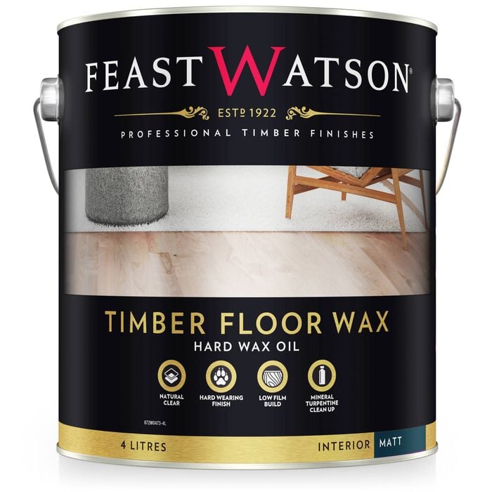Feast Watson 4L Timber Floor Wax Hard Wax Oil