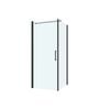 Rick McLean's Bathware 900mm Black Hi Line Semi Frameless Shower Screen