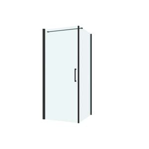 Rick McLean's Bathware 900mm Black Hi Line Semi Frameless Shower Screen