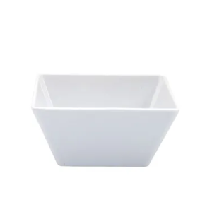 Ryner Square Bowl White Melamine 240x240x100mm