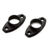 Sandleford 19mm Black Fitting Rod Oval Flange - 2 Pack