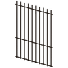 ProtectorAl 350 - 1200 x 1800mm Black Raked Up to 15º Batten Pool Fence Panel - Black