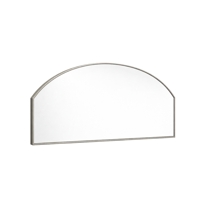 Barelli 600 x 1200mm Signature High Specification Brushed Nickel Luce Arch Framed Mirror