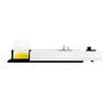 White Black TV Console Stand Unit Cabinet Table