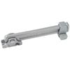 Security Zone Window Security Stay Aluminium Satin Chrome