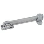 Security Zone Window Security Stay Aluminium Satin Chrome