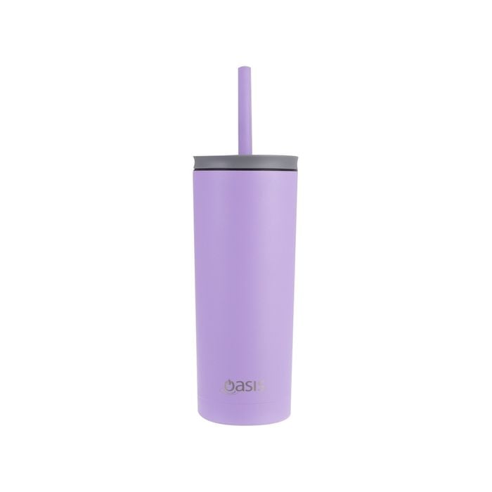 Oasis Stainless Steel 600ml Super Sipper - Lavender