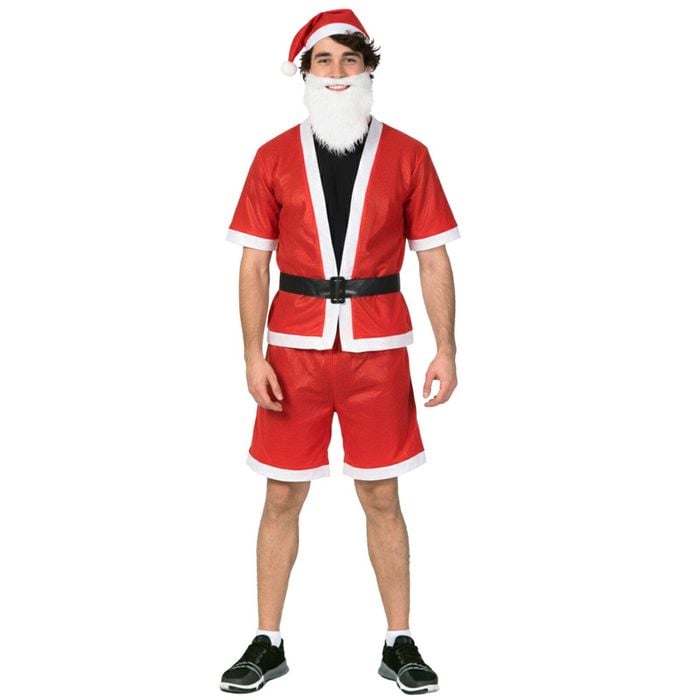 ADULT SANTA CLAUS COSTUME Suit Father Xmas Party Outfit Father Christmas