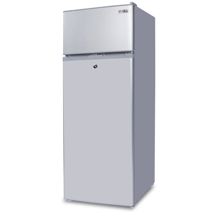 GECKO 228L Portable Upright Fridge / Freezer 12V/24V for Caravan, Off Grid, Motorhome
