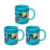 3PK One Piece Characters Ceramic Hot & Cold Drinking Mug Multicolour