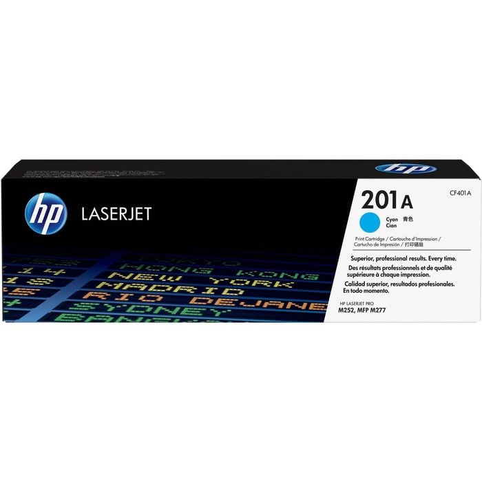 Hp 201a Original Laser Toner Cartridge - Cyan - 1 / Pack - 1400 Pages