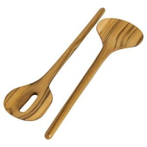 Icon Chef Teak Ginkgo Salad Servers