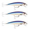 3x Rapala 10cm X Rap Magnum Cast Hard Body Casting Fishing Lure -PUR HG Voltage