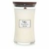 WoodWick Candle - Large White Teak
